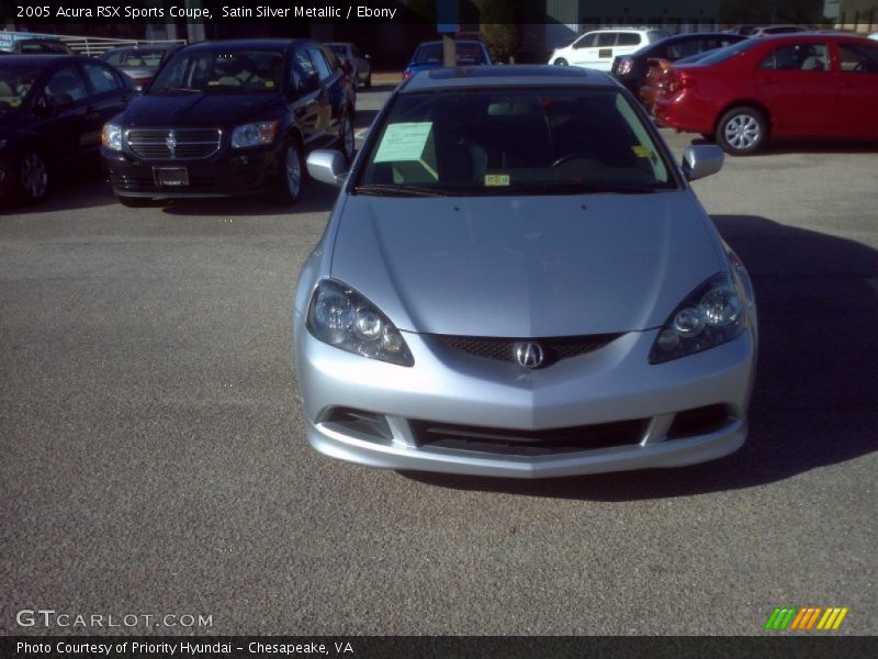 Satin Silver Metallic / Ebony 2005 Acura RSX Sports Coupe