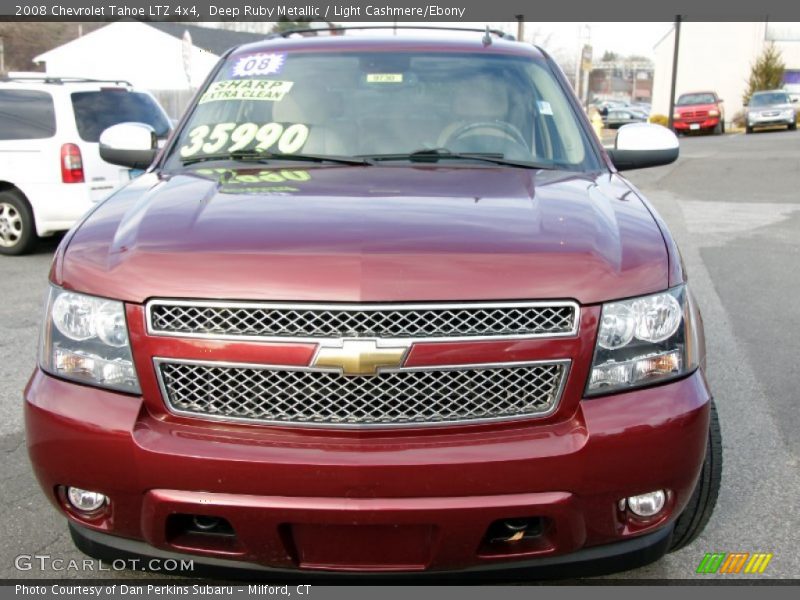 Deep Ruby Metallic / Light Cashmere/Ebony 2008 Chevrolet Tahoe LTZ 4x4