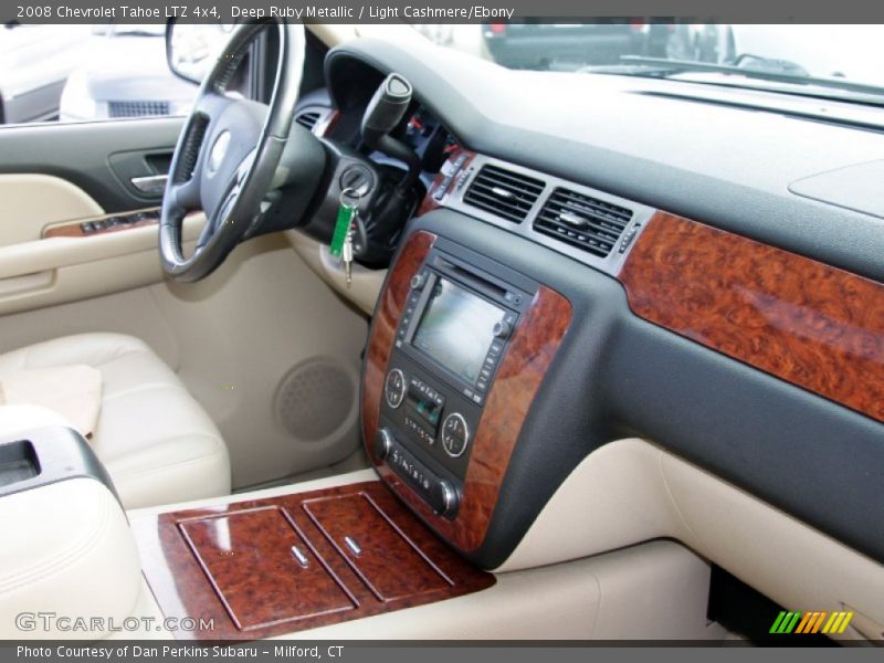 Deep Ruby Metallic / Light Cashmere/Ebony 2008 Chevrolet Tahoe LTZ 4x4