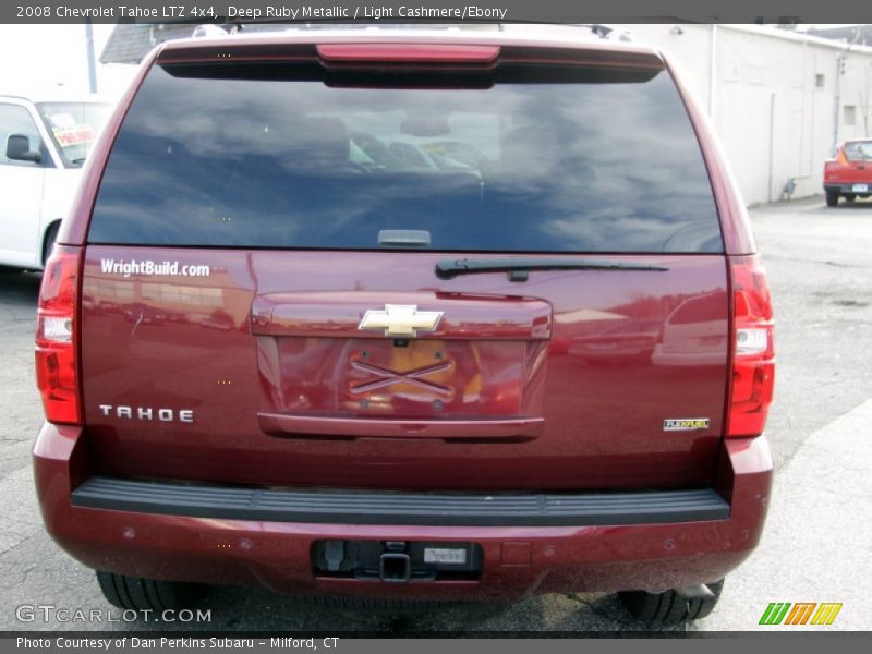 Deep Ruby Metallic / Light Cashmere/Ebony 2008 Chevrolet Tahoe LTZ 4x4