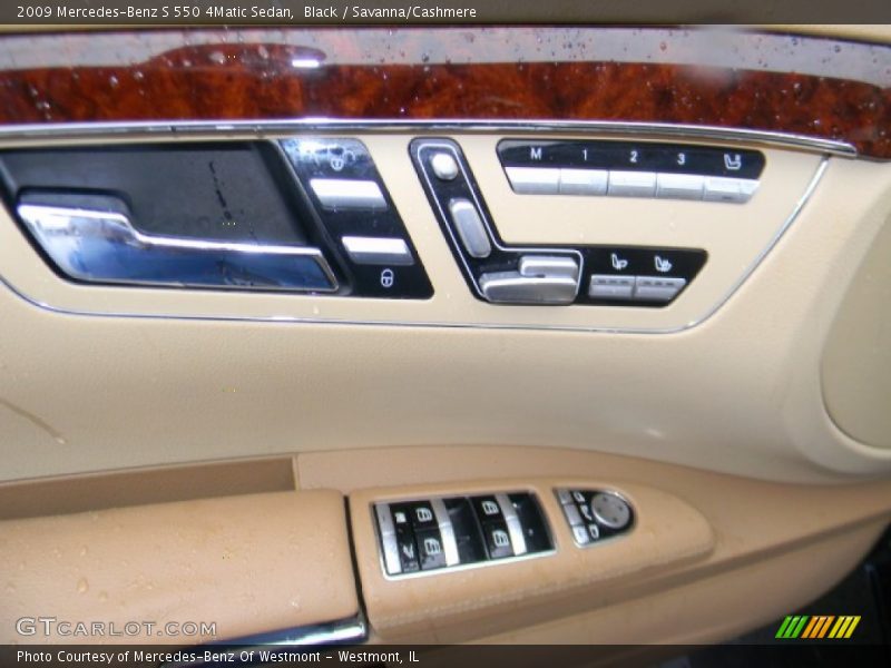 Black / Savanna/Cashmere 2009 Mercedes-Benz S 550 4Matic Sedan