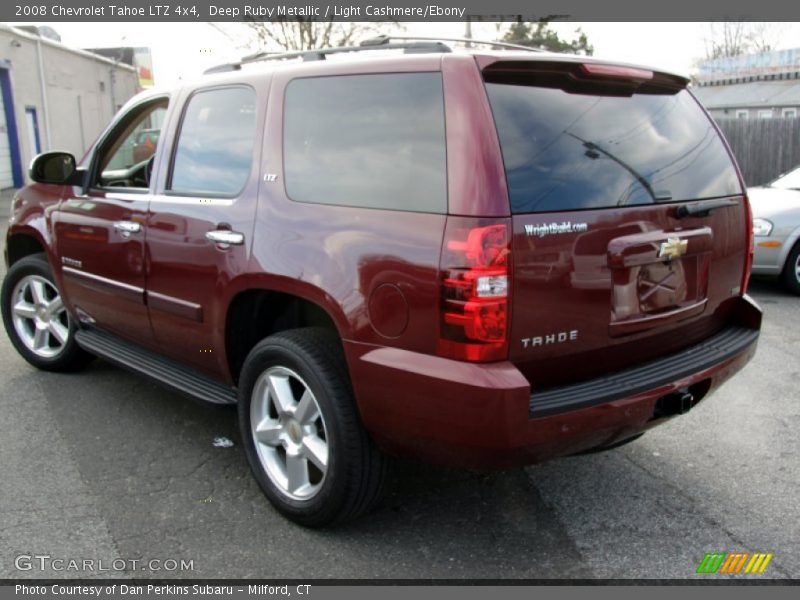 Deep Ruby Metallic / Light Cashmere/Ebony 2008 Chevrolet Tahoe LTZ 4x4