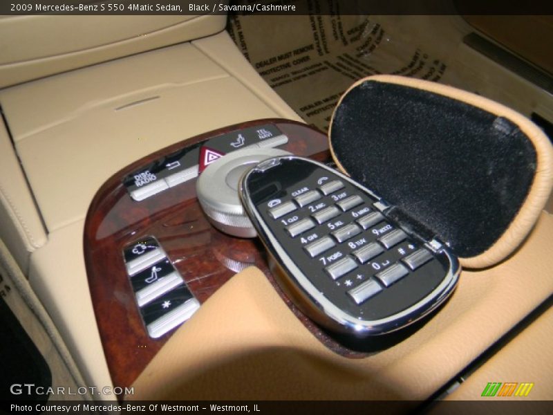 Black / Savanna/Cashmere 2009 Mercedes-Benz S 550 4Matic Sedan