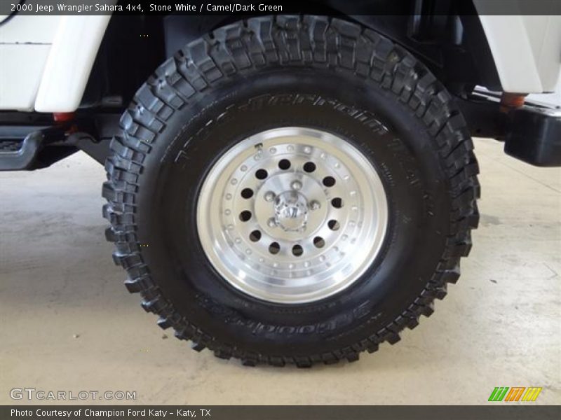 Custom Wheels of 2000 Wrangler Sahara 4x4