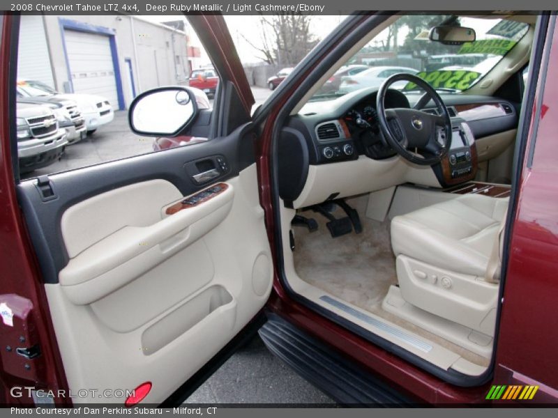 Deep Ruby Metallic / Light Cashmere/Ebony 2008 Chevrolet Tahoe LTZ 4x4