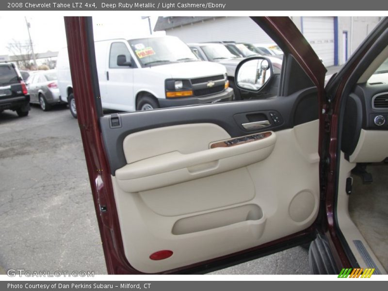Deep Ruby Metallic / Light Cashmere/Ebony 2008 Chevrolet Tahoe LTZ 4x4