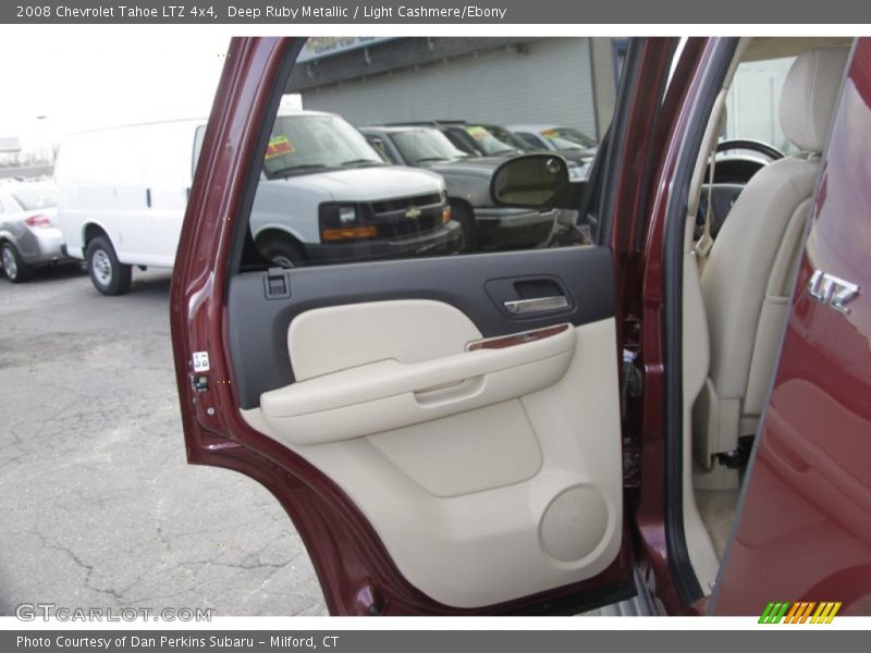 Deep Ruby Metallic / Light Cashmere/Ebony 2008 Chevrolet Tahoe LTZ 4x4