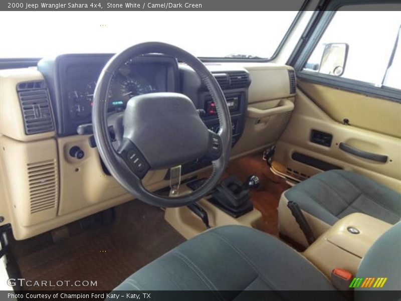  2000 Wrangler Sahara 4x4 Camel/Dark Green Interior