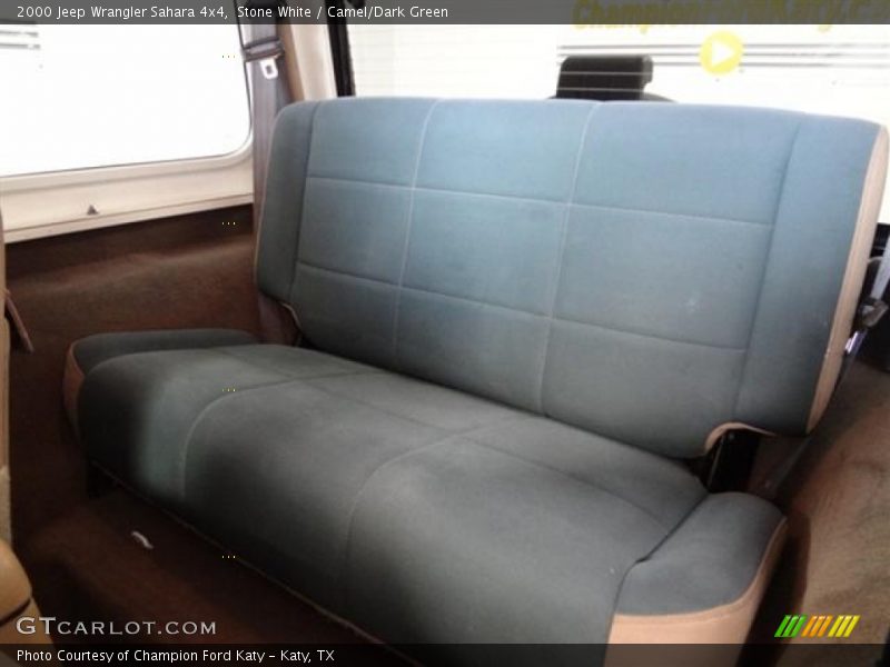 Stone White / Camel/Dark Green 2000 Jeep Wrangler Sahara 4x4