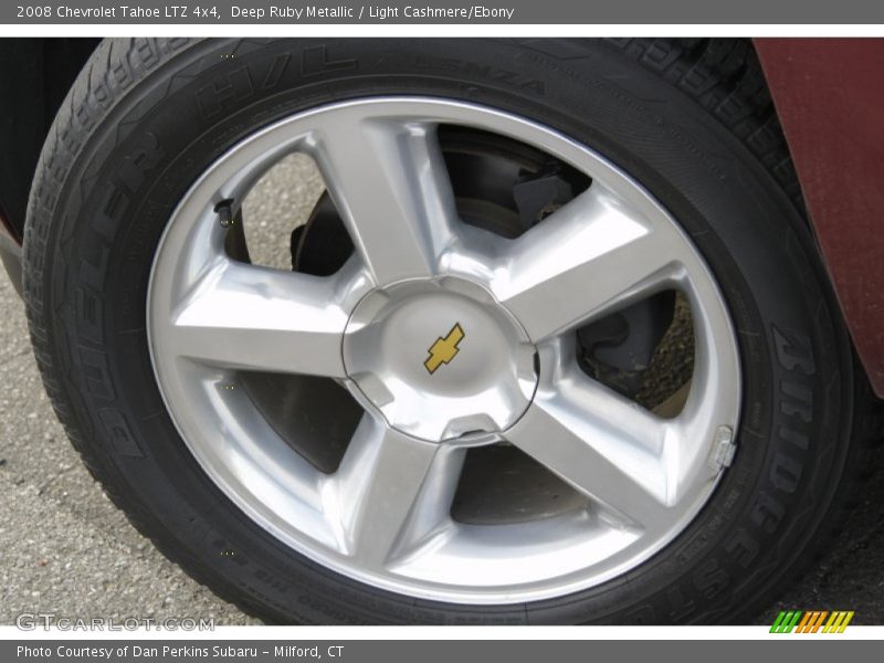 Deep Ruby Metallic / Light Cashmere/Ebony 2008 Chevrolet Tahoe LTZ 4x4