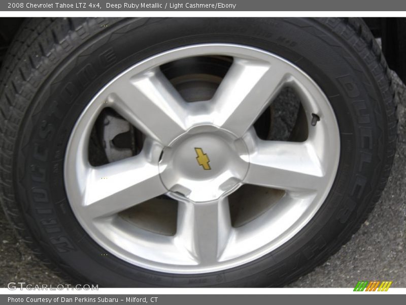Deep Ruby Metallic / Light Cashmere/Ebony 2008 Chevrolet Tahoe LTZ 4x4