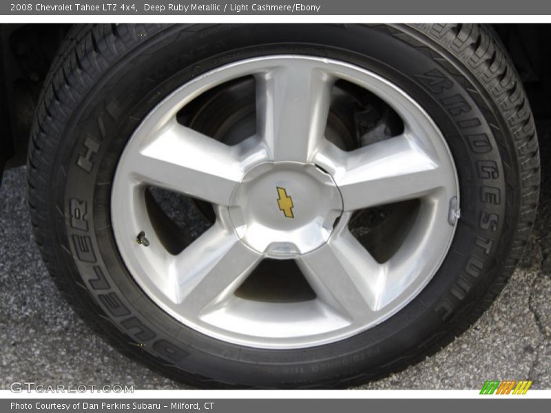Deep Ruby Metallic / Light Cashmere/Ebony 2008 Chevrolet Tahoe LTZ 4x4
