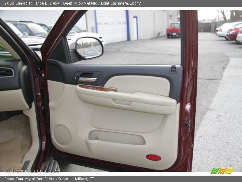 Deep Ruby Metallic / Light Cashmere/Ebony 2008 Chevrolet Tahoe LTZ 4x4