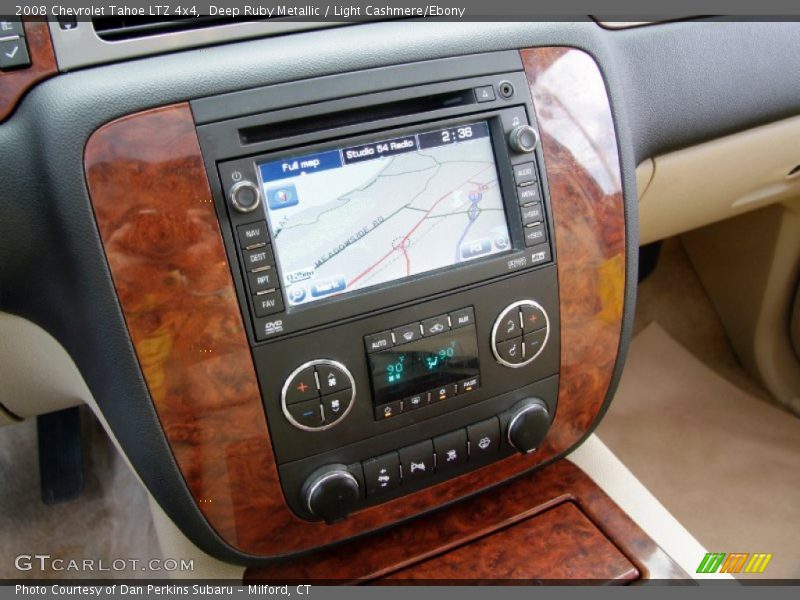 Deep Ruby Metallic / Light Cashmere/Ebony 2008 Chevrolet Tahoe LTZ 4x4