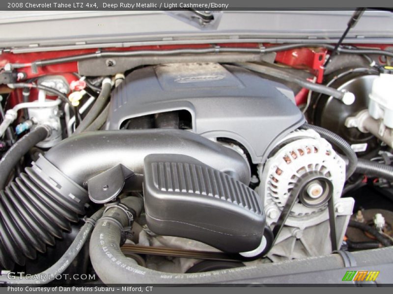 Deep Ruby Metallic / Light Cashmere/Ebony 2008 Chevrolet Tahoe LTZ 4x4