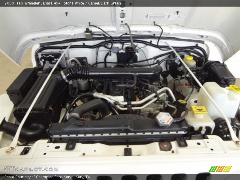  2000 Wrangler Sahara 4x4 Engine - 4.0 Liter OHV 12-Valve Inline 6 Cylinder