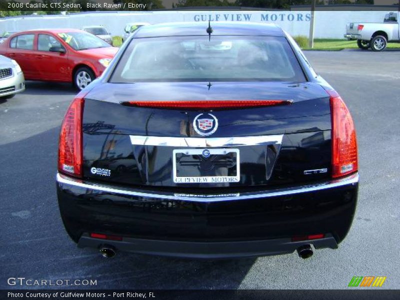 Black Raven / Ebony 2008 Cadillac CTS Sedan