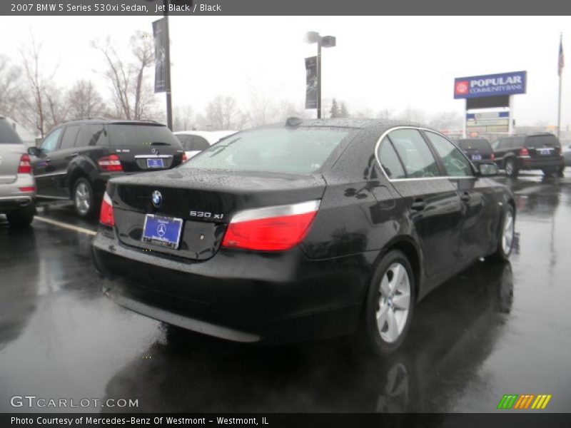 Jet Black / Black 2007 BMW 5 Series 530xi Sedan