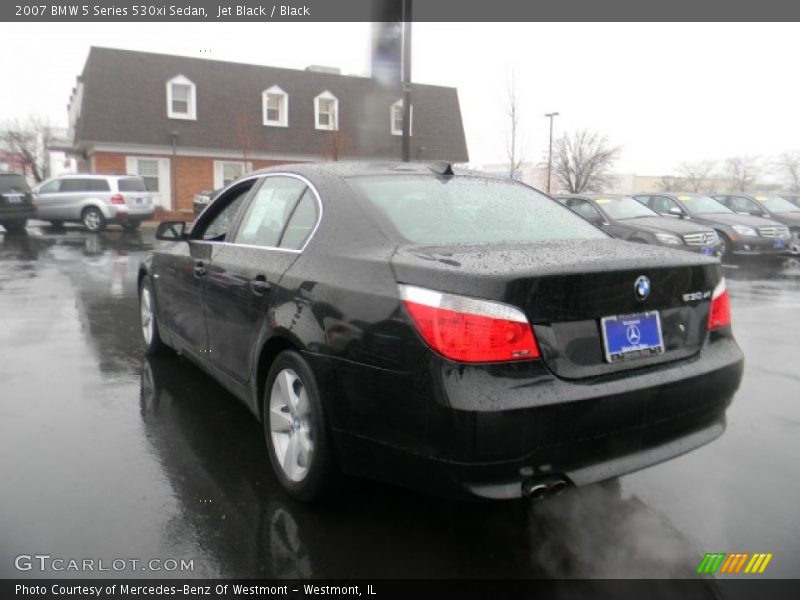 Jet Black / Black 2007 BMW 5 Series 530xi Sedan