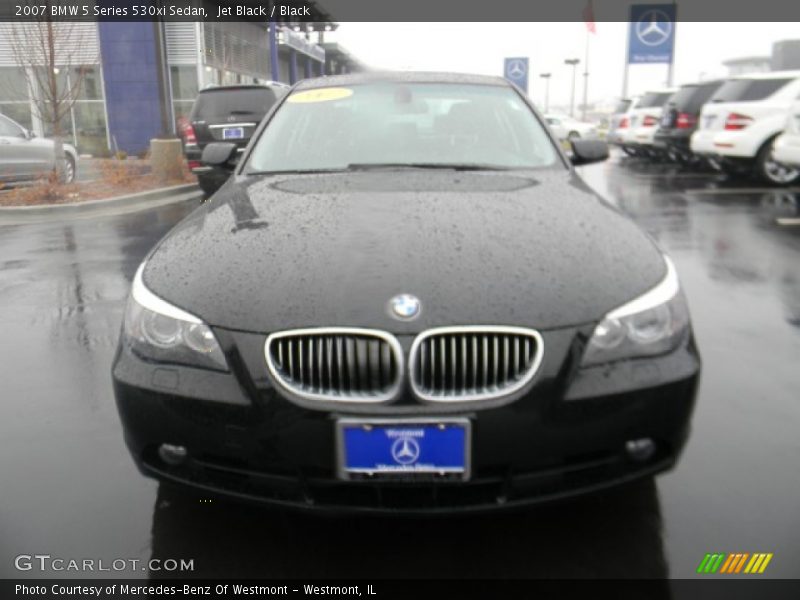 Jet Black / Black 2007 BMW 5 Series 530xi Sedan