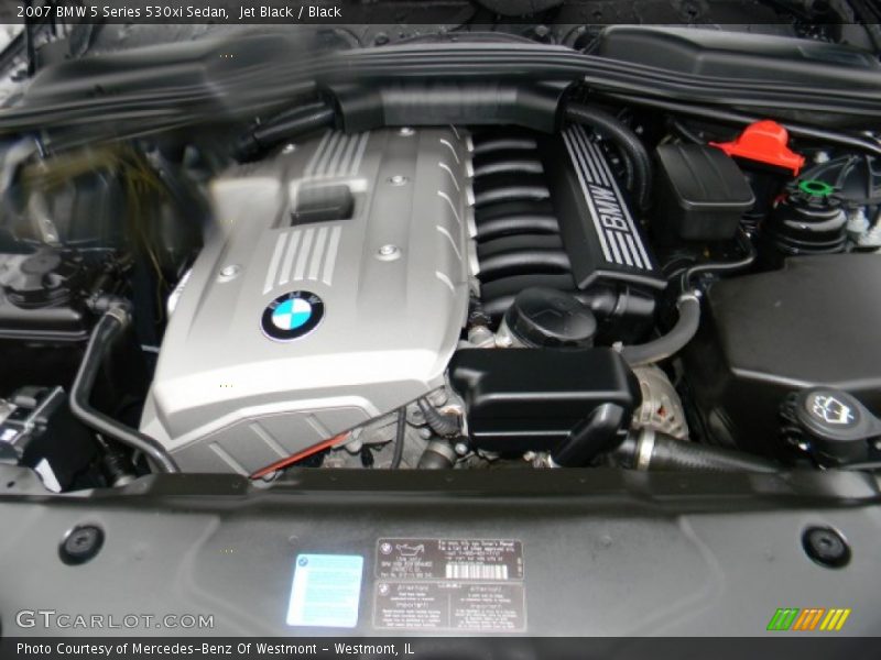 Jet Black / Black 2007 BMW 5 Series 530xi Sedan