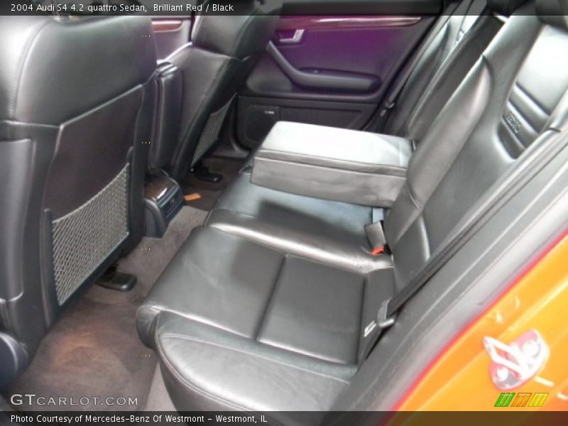 Brilliant Red / Black 2004 Audi S4 4.2 quattro Sedan