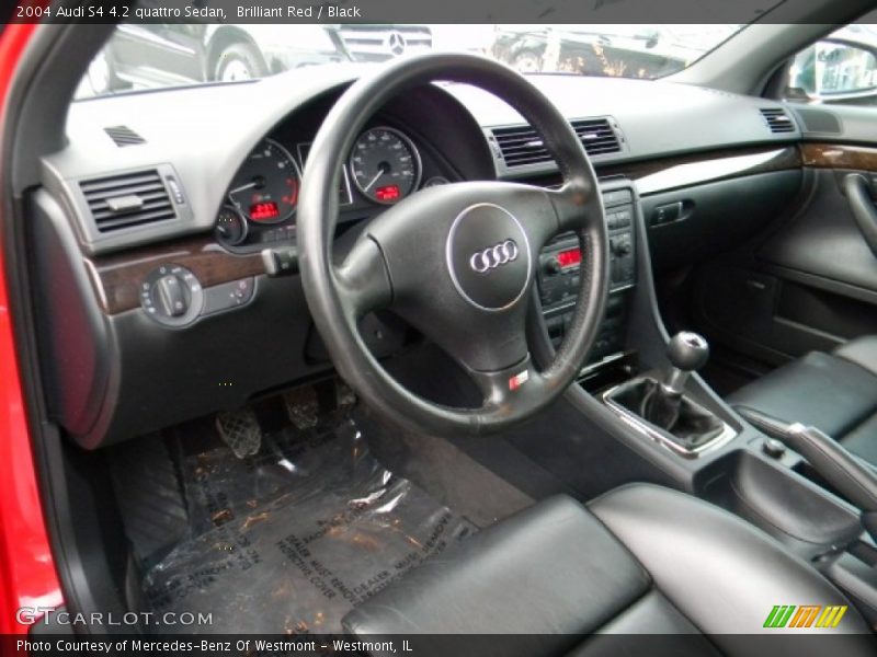 Black Interior - 2004 S4 4.2 quattro Sedan 
