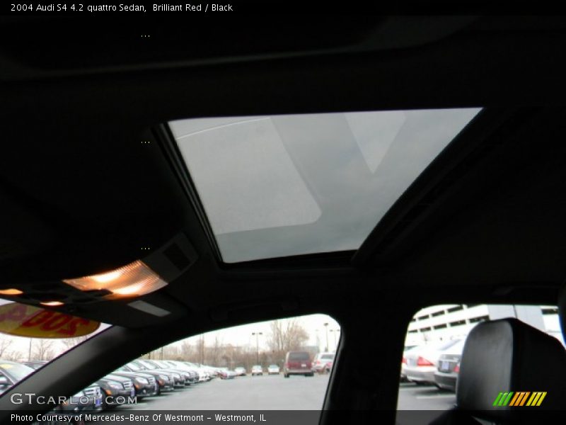 Brilliant Red / Black 2004 Audi S4 4.2 quattro Sedan