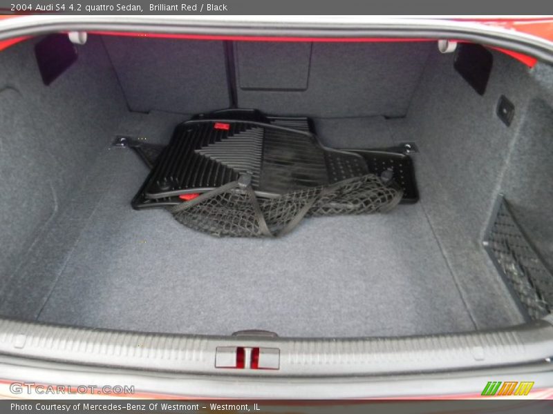 Brilliant Red / Black 2004 Audi S4 4.2 quattro Sedan