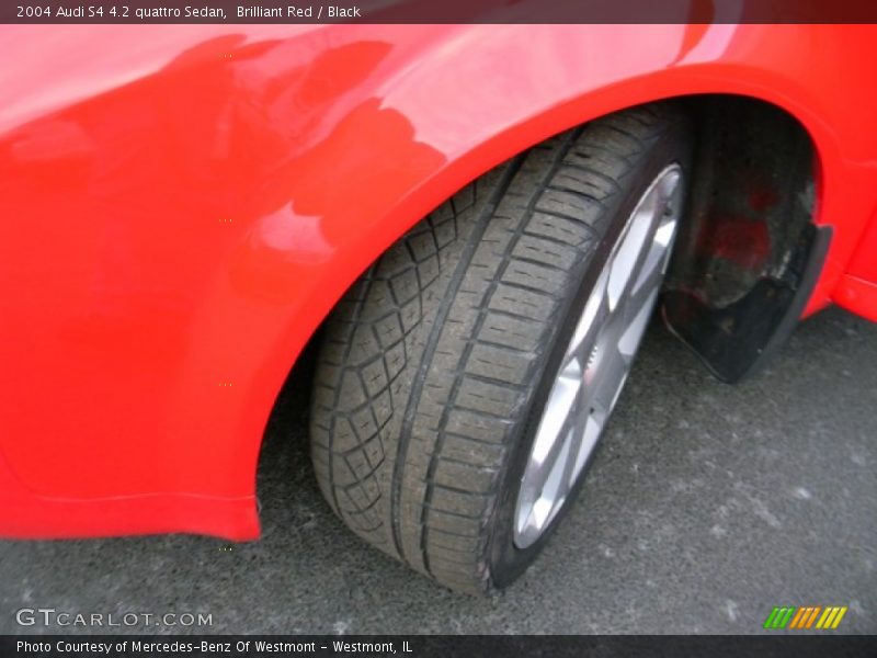 Brilliant Red / Black 2004 Audi S4 4.2 quattro Sedan