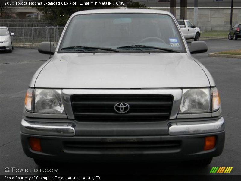 Lunar Mist Metallic / Gray 2000 Toyota Tacoma Extended Cab 4x4