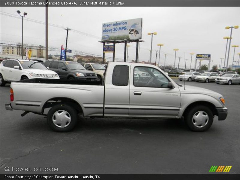 Lunar Mist Metallic / Gray 2000 Toyota Tacoma Extended Cab 4x4