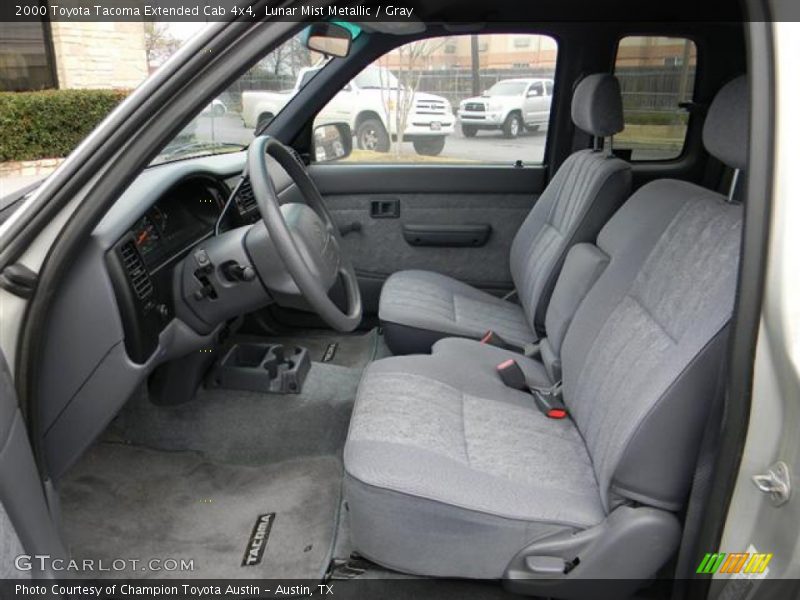  2000 Tacoma Extended Cab 4x4 Gray Interior