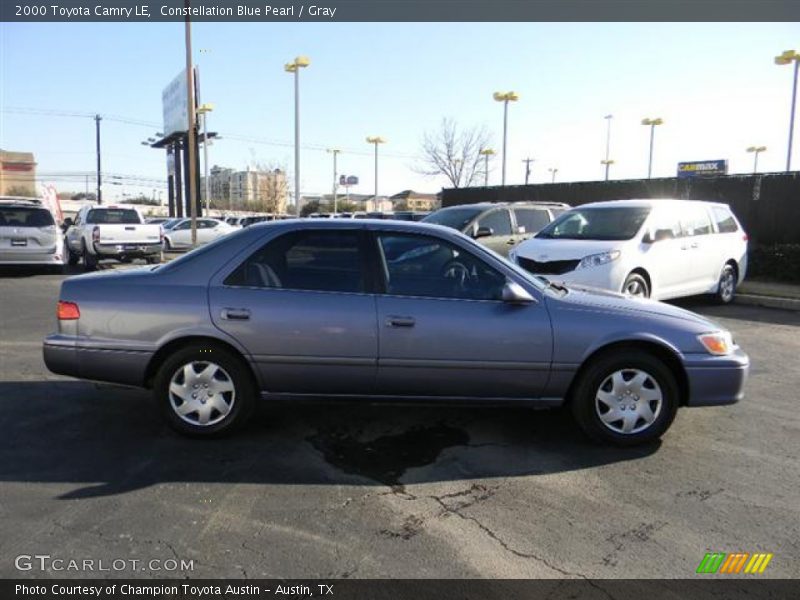 Constellation Blue Pearl / Gray 2000 Toyota Camry LE