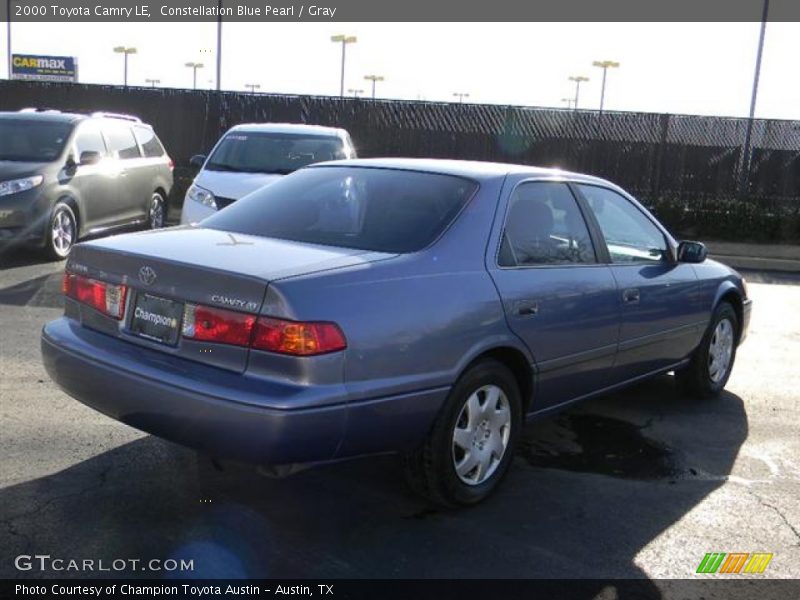 Constellation Blue Pearl / Gray 2000 Toyota Camry LE