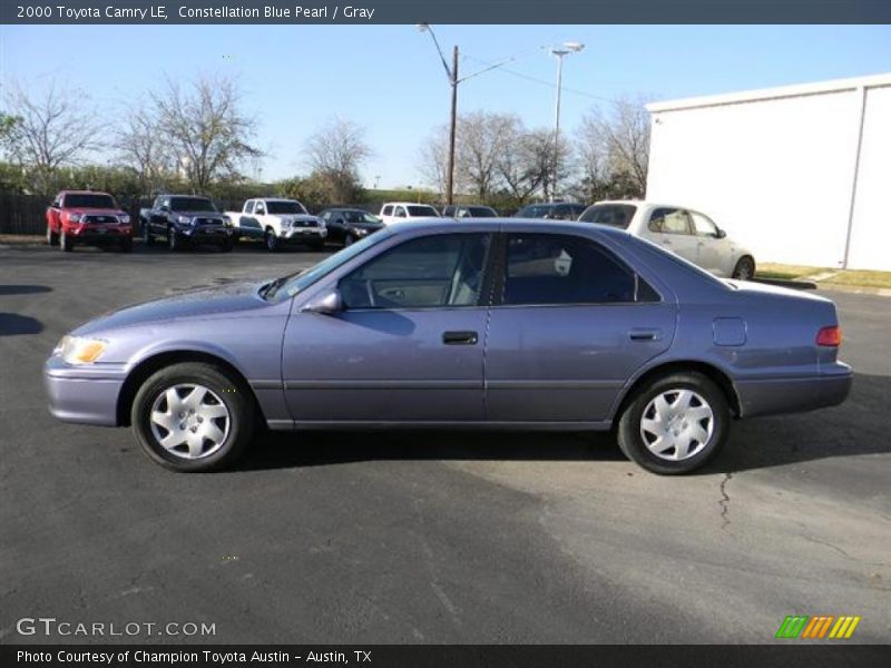 Constellation Blue Pearl / Gray 2000 Toyota Camry LE