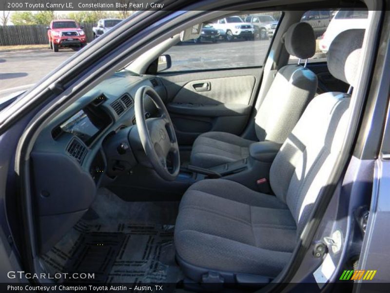 Constellation Blue Pearl / Gray 2000 Toyota Camry LE