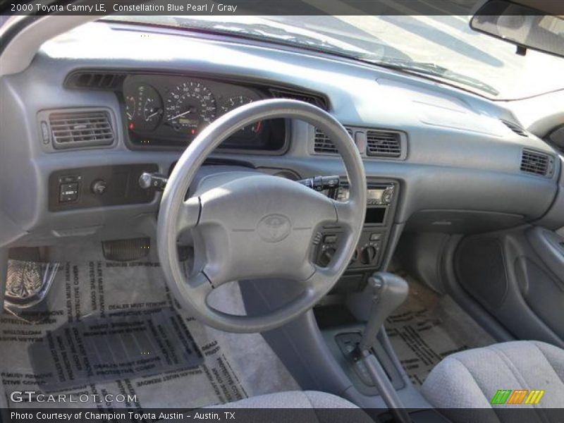 Constellation Blue Pearl / Gray 2000 Toyota Camry LE