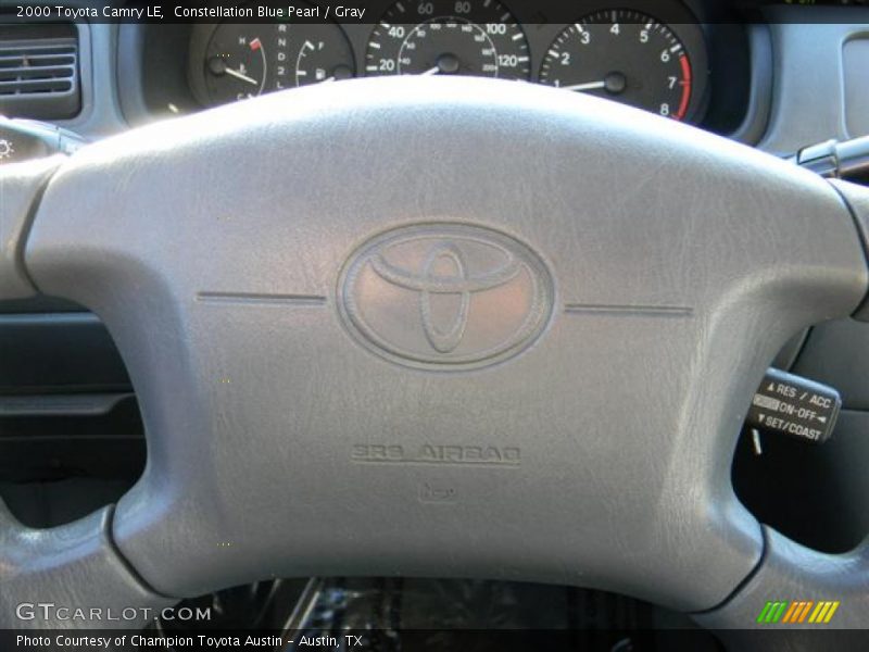 Constellation Blue Pearl / Gray 2000 Toyota Camry LE