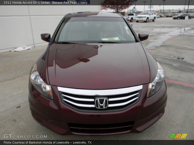 Basque Red Pearl / Ivory 2011 Honda Accord EX-L Sedan