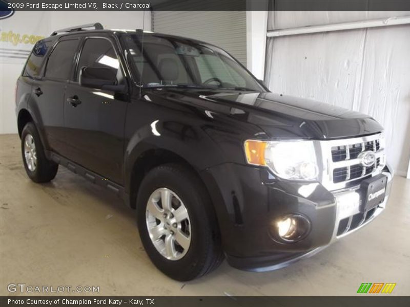 Black / Charcoal 2009 Ford Escape Limited V6