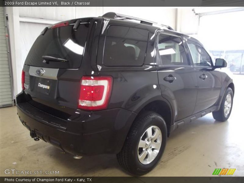 Black / Charcoal 2009 Ford Escape Limited V6