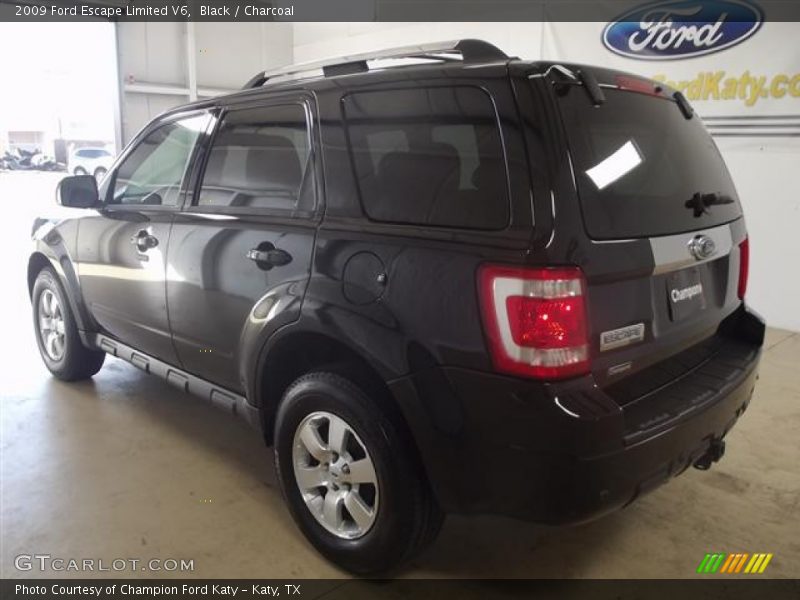 Black / Charcoal 2009 Ford Escape Limited V6