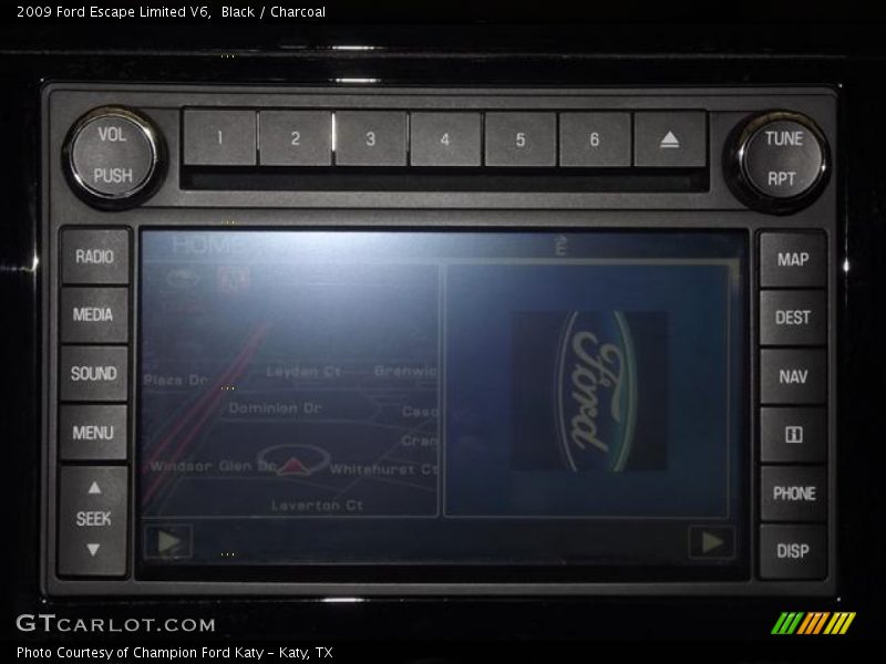 Black / Charcoal 2009 Ford Escape Limited V6