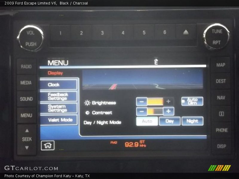 Black / Charcoal 2009 Ford Escape Limited V6