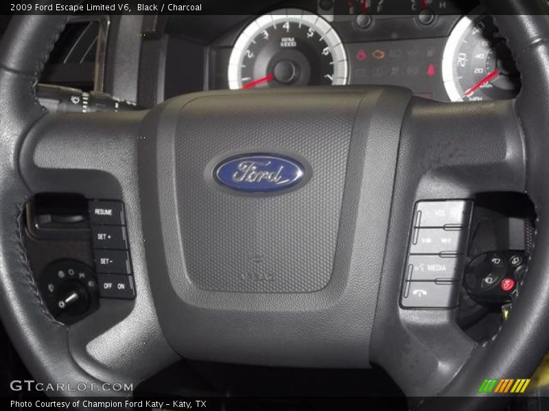 Black / Charcoal 2009 Ford Escape Limited V6