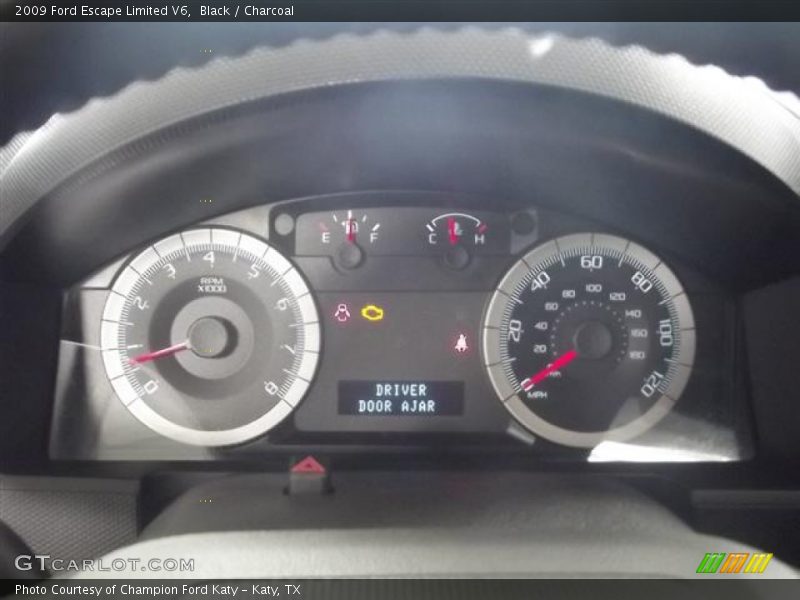 Black / Charcoal 2009 Ford Escape Limited V6