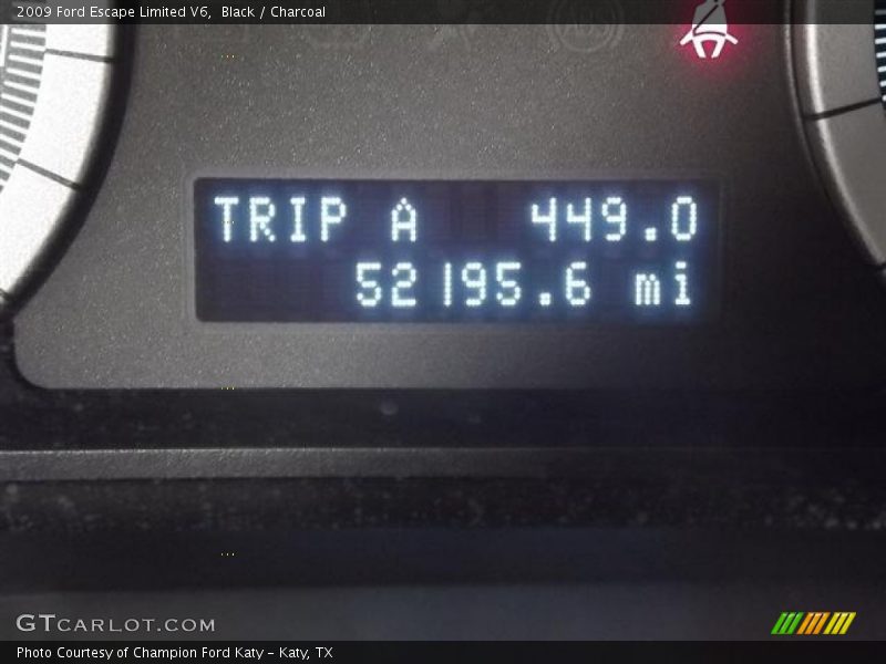 Black / Charcoal 2009 Ford Escape Limited V6