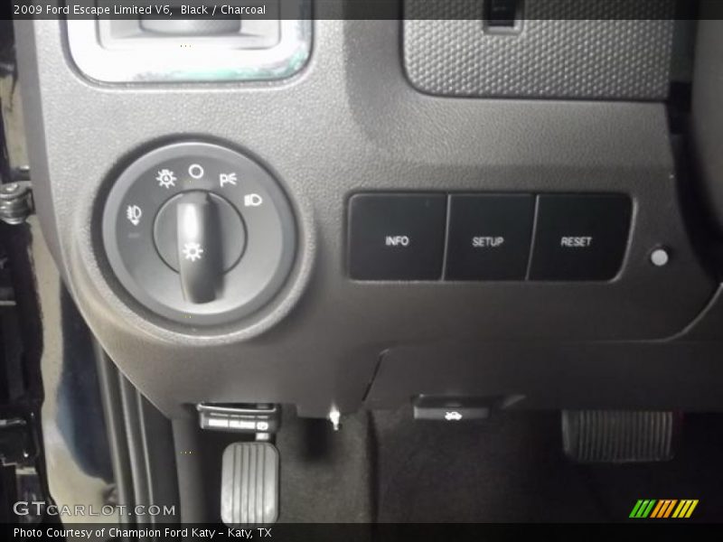 Black / Charcoal 2009 Ford Escape Limited V6