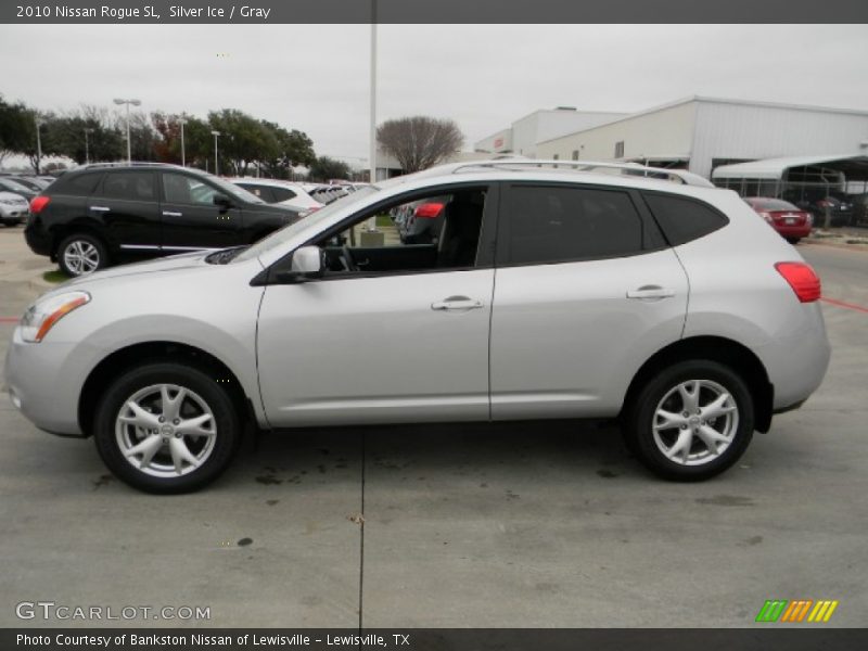 Silver Ice / Gray 2010 Nissan Rogue SL